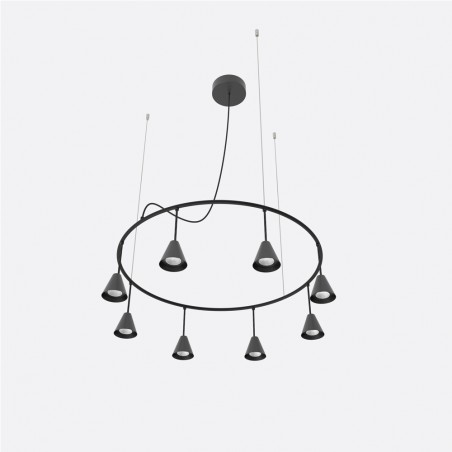 LED Pendant Lamp Rimini Dangle (8x8,5W)