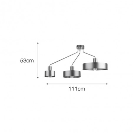 Ceiling lamp Genis (3 Lights)