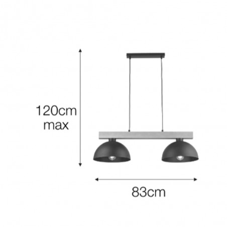Pendant lamp Juke (2 Lights)