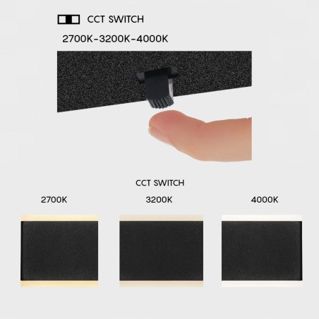 Aplique de pared LED Nelson CCT (24W)