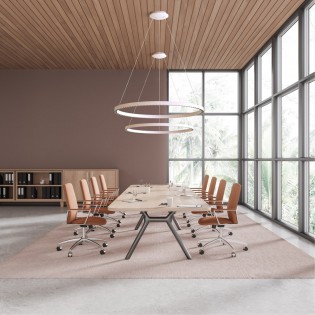 Lámpara colgante LED Riumar (60W+20W)