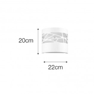 Aplique de pared Laser