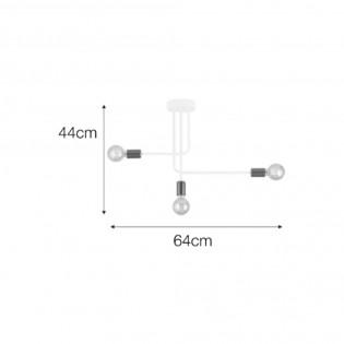 Flush light Magia (3 Lights)