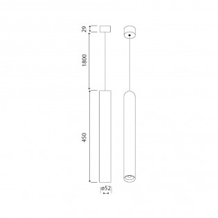 Lámpara colgante LED Bolonia CCT (10W)