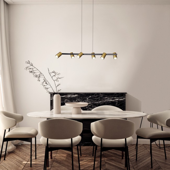 Lámpara de techo Sal (6 luces)