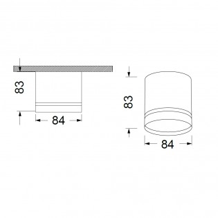 Foco de superficie Split