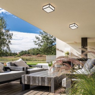 Plafón de techo de exterior...