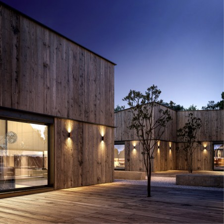 Aplique de pared de exterior Beret (2 luces)