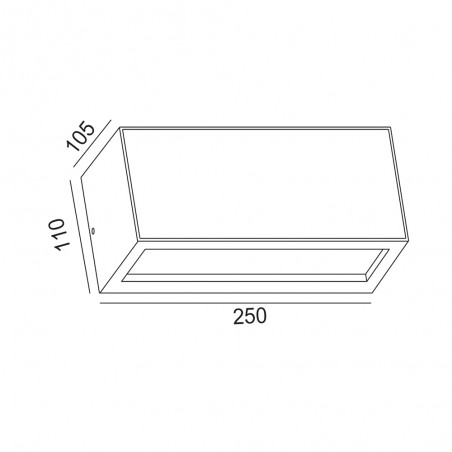 Aplique de pared de exterior Beret