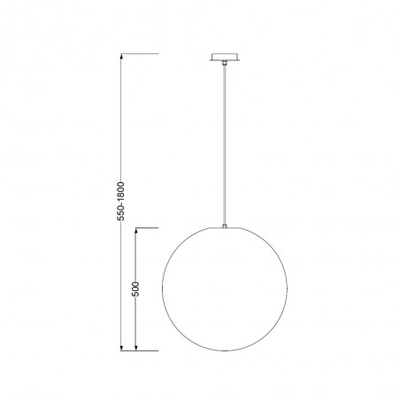 Lámpara colgante de exterior Avoriaz