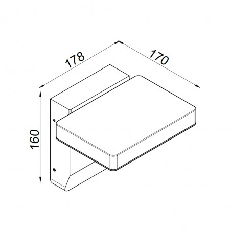 Aplique de exterior LED Copper II (20W)