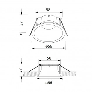 Empotrable ded techo para exterior Kiel