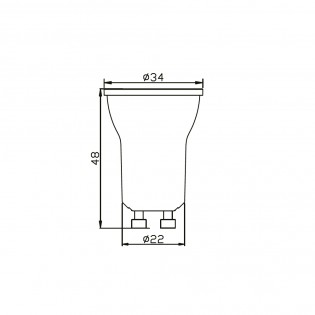 Bombilla LED mini GU10 (4W)