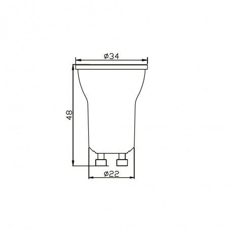 Bombilla LED mini GU10 (4W)