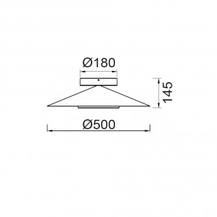 Aplique de pared LED Orion (24W)