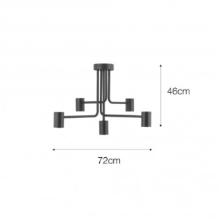 Ceiling lamp Sera (5 Lights)