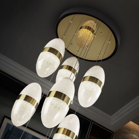 LED Cluster Pendant Lamp Garden (9x6W)