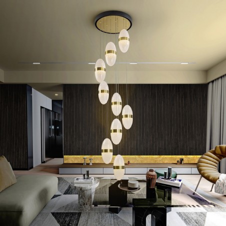 LED Cluster Pendant Lamp Garden (9x6W)