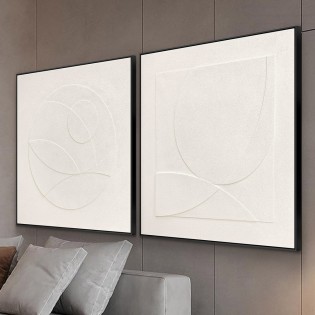 Set of 2 Bas-relief picture...