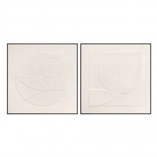 Set de 3 cuadros bajorrelieves Albos (100x100cm.)