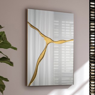 Decorative mirror Surcos II...