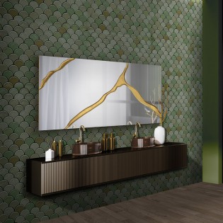 Espejo decorativo Surcos II (80x180)