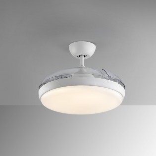 LED Ceiling fan retractable blades Venturi CCT Dim (36W)