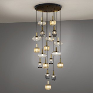 Cluster Pendant Lamp Norma (18 lights)