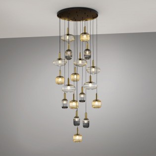 Cluster Pendant Lamp Norma (18 lights)