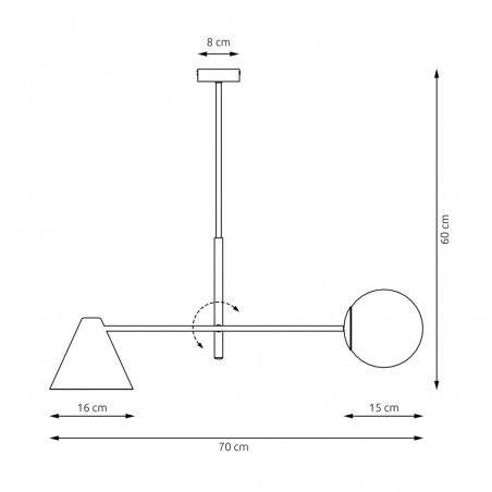 Lámpara de pie LED Volta Dim CCT (30W)