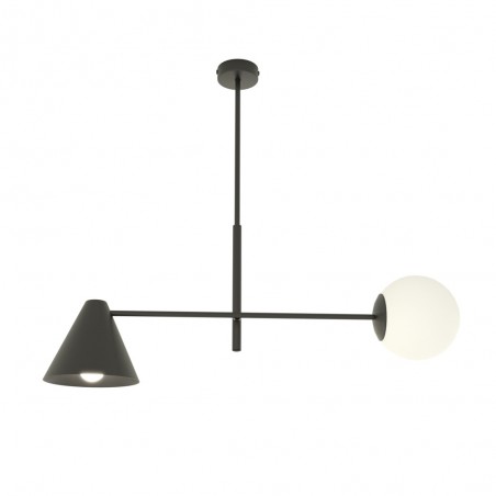 Celing lamp Semra Black (2 lights)