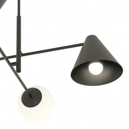 Celing lamp Semra Black (4 lights)