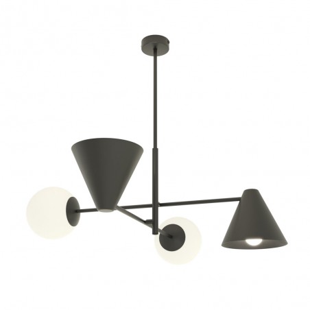 Celing lamp Semra Black (4 lights)
