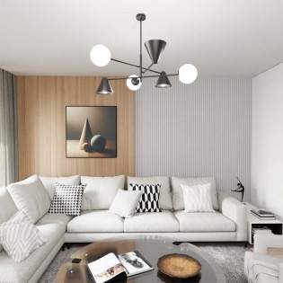 Celing lamp Semra Black (6 lights)