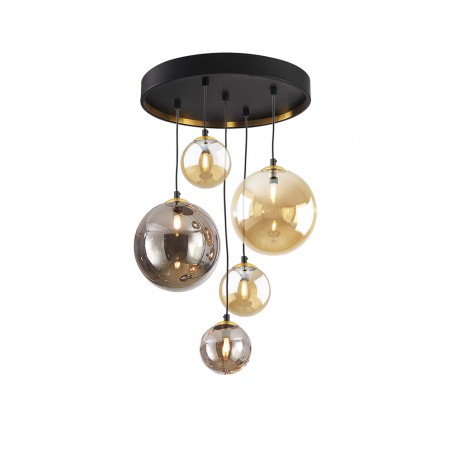 Cluster Pendant Lamp Dark (5 lights)