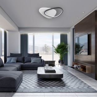 LED Ceiling Flush Light Romo (28W)