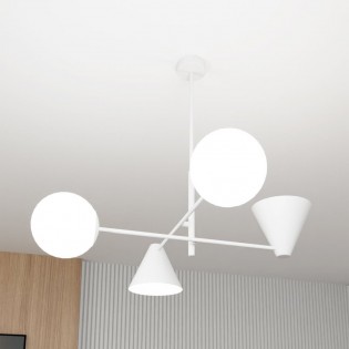 Celing lamp Semra White (4 lights)