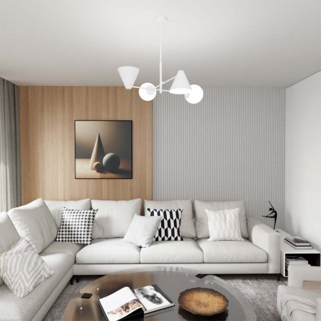 Celing lamp Semra White (4 lights)