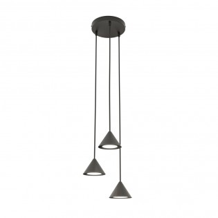 Pendant lamp Lout II Black...
