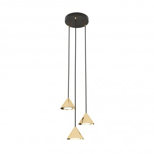 Pendant lamp Lout II Gold...