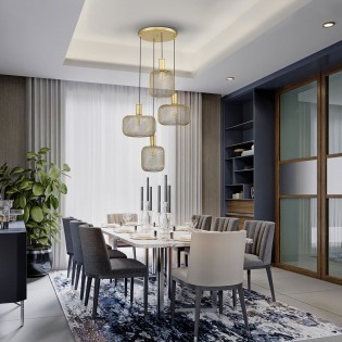 Cluster Pendant Lamp Osiris (4 lights)
