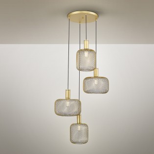 Lámpara colgante Osiris (4 luces)