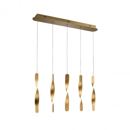 LED Pendant Lamp Twist (5x10W)