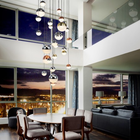 LED Cluster Pendant Lamp Sphere Smart (147.6W)