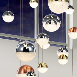 LED Cluster Pendant Lamp Sphere Smart (147.6W)