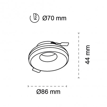 Ceiling Recessed Light Frey