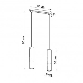 Ceiling Track Light Pablo (2 lights)