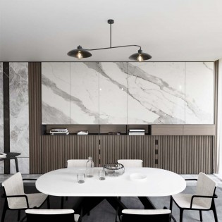 Flush light Ribas Black (2 lights)