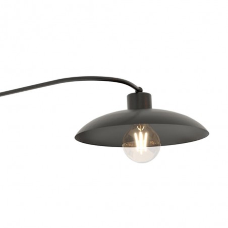 Flush light Ribas Black (2 lights)