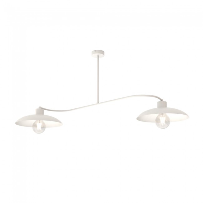 Plafón de techo Ribas Blanco (2 luces)